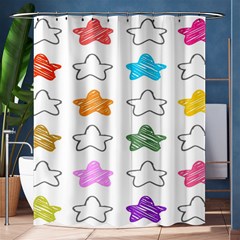 Set Up Element Disjunct Image Shower Curtain 60  X 72  (medium)  by Pakjumat