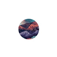 Adventure Psychedelic Mountain 1  Mini Buttons by Modalart