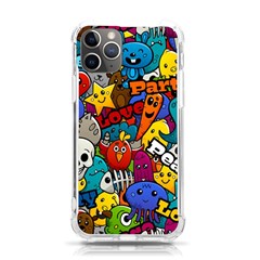 Graffiti Characters Seamless Pattern Iphone 11 Pro 5 8 Inch Tpu Uv Print Case by Bedest