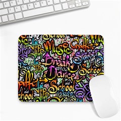 Graffiti Word Seamless Pattern Small Mousepad by Bedest