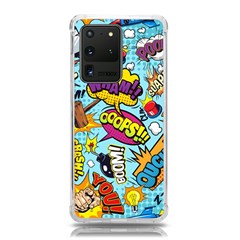 Comic Elements Colorful Seamless Pattern Samsung Galaxy S20 Ultra 6 9 Inch Tpu Uv Case by Bedest