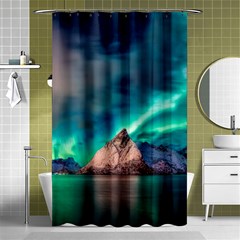 Amazing Aurora Borealis Colors Shower Curtain 48  X 72  (small)  by Pakjumat