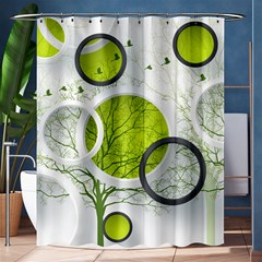 Circles Still Life Shower Curtain 60  X 72  (medium)  by Pakjumat