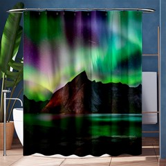 Aurora Borealis Nature Sky Light Shower Curtain 60  X 72  (medium)  by Pakjumat