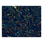 Colorful Abstract Pattern Creative Colorful Line Linear Background Two Sides Premium Plush Fleece Blanket (Large) 80 x60  Blanket Front