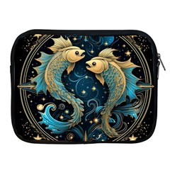 Fish Star Sign Apple Ipad 2/3/4 Zipper Cases by Pakjumat