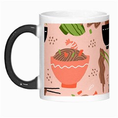 Japanese Street Food Soba Noodle In Bowl Morph Mug by Pakjumat