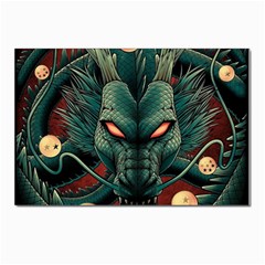 Dragon Art Postcards 5  X 7  (pkg Of 10) by Pakjumat