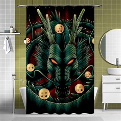 Dragon Art Shower Curtain 48  X 72  (small)  by Pakjumat