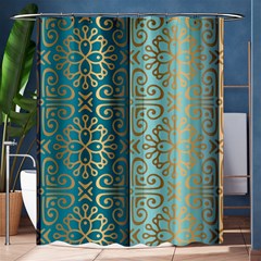 Gold Pattern Texture Golden Ornament Shower Curtain 60  X 72  (medium)  by Pakjumat