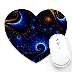 Abstract Design Art Pattern Wallpaper Shape Decoration Heart Mousepad by Pakjumat