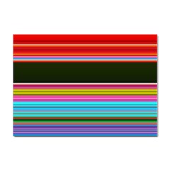 Horizontal Line Colorful Sticker A4 (100 Pack) by Pakjumat