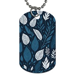 Pattern Flower Texture Dog Tag (two Sides) by Pakjumat