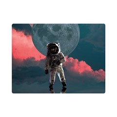 Astronaut Moon Space Nasa Planet Premium Plush Fleece Blanket (mini) by Maspions