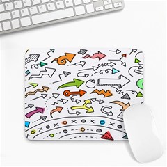 Desktop Pattern Art Graphic Design Small Mousepad by Hannah976