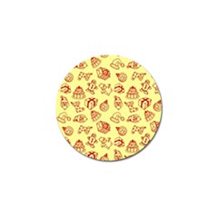 Bw Christmas Icons   Golf Ball Marker (4 Pack) by ConteMonfrey