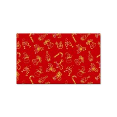 Holy Night - Christmas Symbols  Sticker Rectangular (100 Pack) by ConteMonfrey
