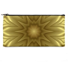 Background Pattern Golden Yellow Pencil Case by Hannah976