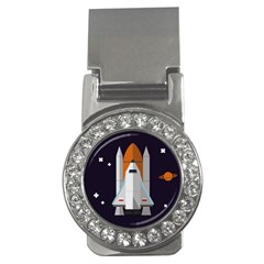 Rocket Space Universe Spaceship Money Clips (cz)  by Sarkoni