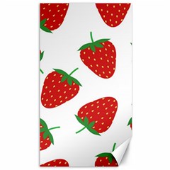 Seamless Pattern Fresh Strawberry Canvas 40  X 72  by Sarkoni