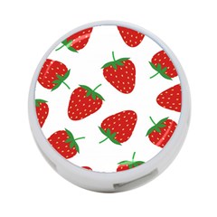 Seamless Pattern Fresh Strawberry 4-port Usb Hub (one Side) by Sarkoni