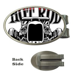 Vintage Car Hot Rod Motor Vehicle Money Clips (oval)  by Sarkoni