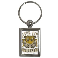 1813 River City Tigers Athletic Department Key Chain (rectangle) by Sarkoni