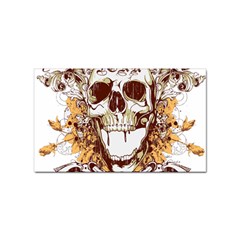 Harvest Of Fear Logo Illustration Skull Pistol Sticker Rectangular (10 Pack) by Sarkoni