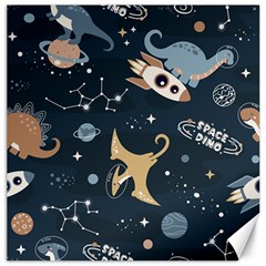 Space Theme Art Pattern Design Wallpaper Canvas 20  X 20  by Proyonanggan