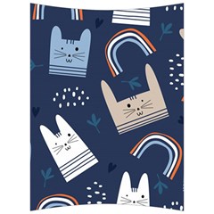 Colorful Cute Cats Seamless Pattern Back Support Cushion by Bedest