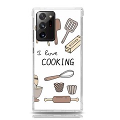 I Love Cooking Baking Utensils Knife Samsung Galaxy Note 20 Ultra Tpu Uv Case by Apen