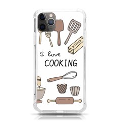 I Love Cooking Baking Utensils Knife Iphone 11 Pro Max 6 5 Inch Tpu Uv Print Case by Apen