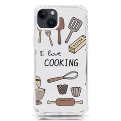 I Love Cooking Baking Utensils Knife Iphone 14 Plus Tpu Uv Print Case by Apen