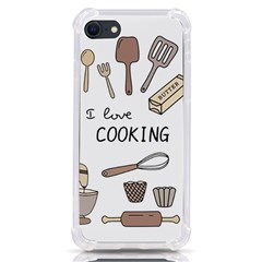 I Love Cooking Baking Utensils Knife Iphone Se by Apen