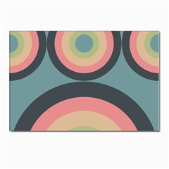 Circles Design Pattern Tile Postcards 5  X 7  (pkg Of 10) by Ravend