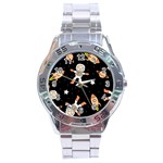 Astronaut Space Rockets Spaceman Stainless Steel Analogue Watch Front