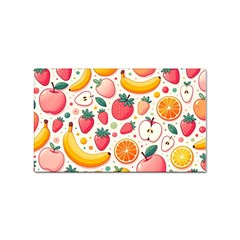 Fruit Sweet Pattern Sticker Rectangular (100 Pack) by Ravend