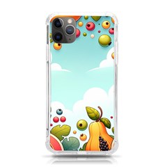 Fruits Sweet Papaya Orange Pattern Iphone 11 Pro Max 6 5 Inch Tpu Uv Print Case by Ravend