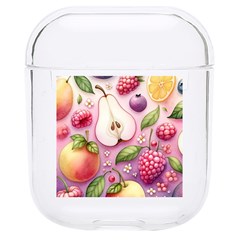 Fruits Apple Strawberry Raspberry Hard Pc Airpods 1/2 Case by Ravend