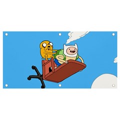 Cartoon Adventure Time Jake And Finn Banner And Sign 4  X 2  by Sarkoni