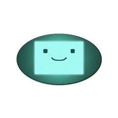 Adventure Time Bmo Sticker (oval) by Sarkoni