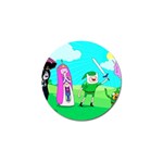 Adventure Time The Legend Of Zelda Parody Golf Ball Marker Front