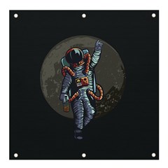 Illustration Drunk Astronaut Banner And Sign 4  X 4  by Bedest