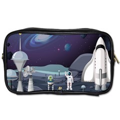 Alien Astronaut Scene Toiletries Bag (two Sides) by Bedest