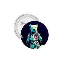 Bear Astronaut Futuristic 1 75  Buttons by Bedest