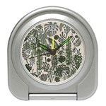 Plants Leaves Boho Botany Foliage Travel Alarm Clock Front