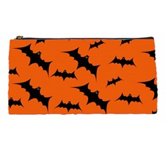 Halloween Card With Bats Flying Pattern Pencil Case by Hannah976