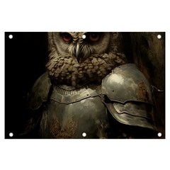 Owl Knight Banner And Sign 6  X 4  by goljakoff