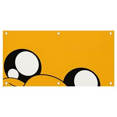 Adventure Time Cartoon Face Funny Happy Toon Banner And Sign 4  X 2  by Bedest