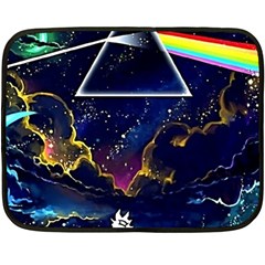 Trippy Kit Rick And Morty Galaxy Pink Floyd Two Sides Fleece Blanket (mini) by Bedest